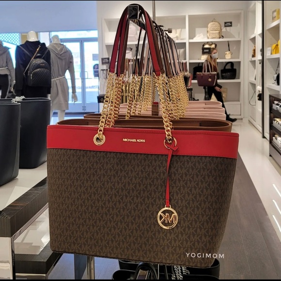 MICHAEL KORS Shoulder Hand Bag purse Tote Satchel - Picture 10 of 12